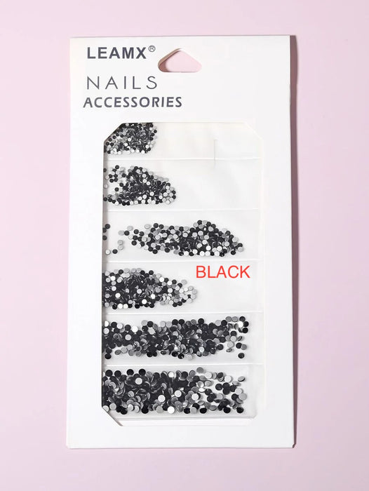 EBS Nail Art Charm Rhinestone 1440pcs BLACK