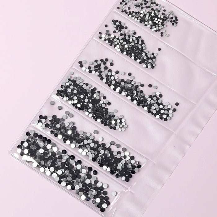 EBS Nail Art Charm Rhinestone 1440pcs Black