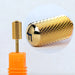 EBS Carbide Nail Drill Bits Large Barrel Rounded Smooth Top (Gold)