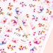 Nail Art Sticker - Flower Pattern Nail Art Sticker 2 Sheets