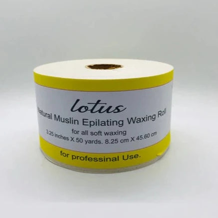 Lotus Natural Muslin Waxing Roll 3.25” x 50 yards