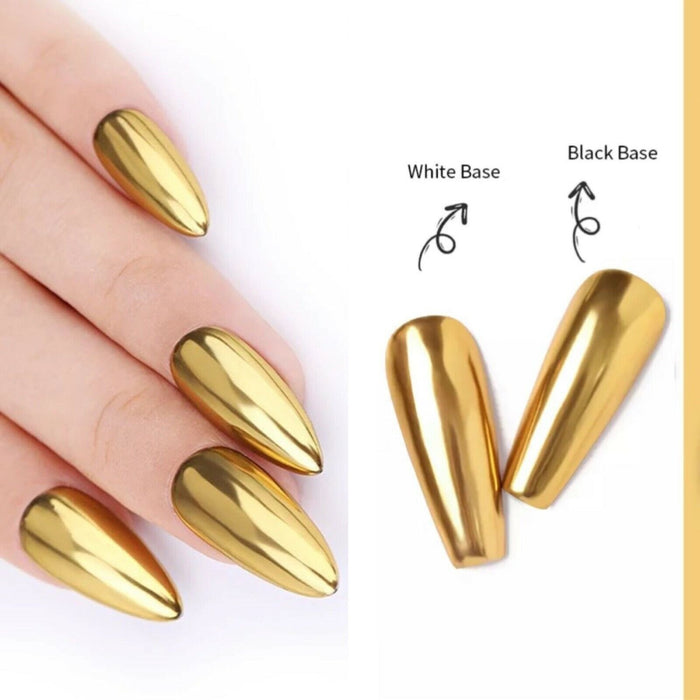 EBS Nail Art Powder Mirror Gold Chrome