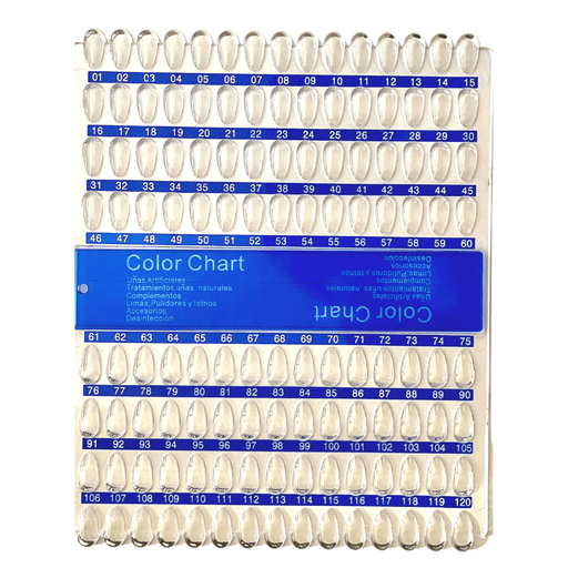 EBS Nail Color Palette Display 60 Tips