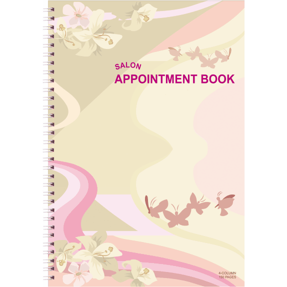 An Appointment Book - 4 Columns 150 pages - Eminent Beauty System