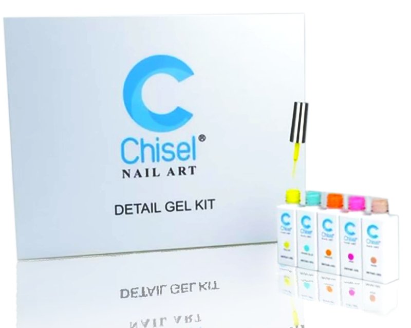 Chisel Detail Nail Art Gel Kit #2 18 Colors - Eminent Beauty System