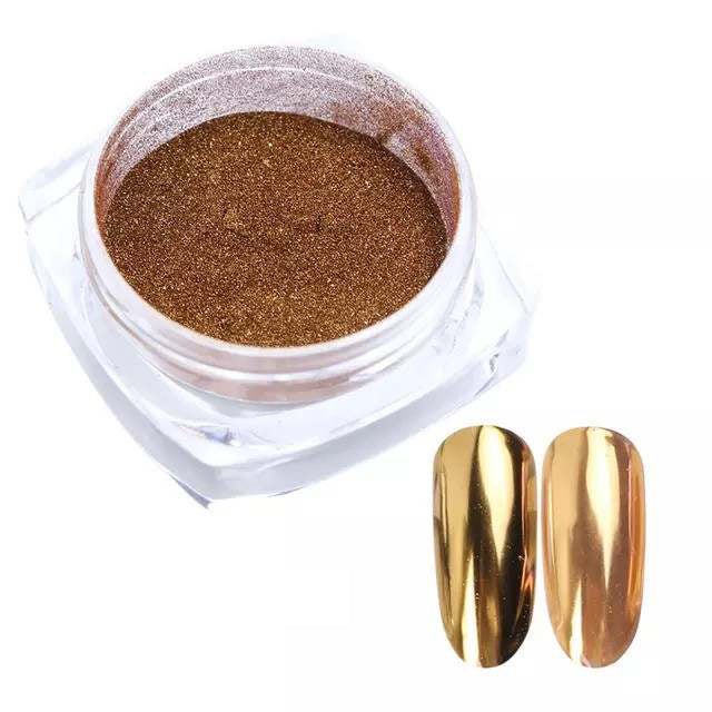 EBS Nail Art Powder Mirror Gold Chrome