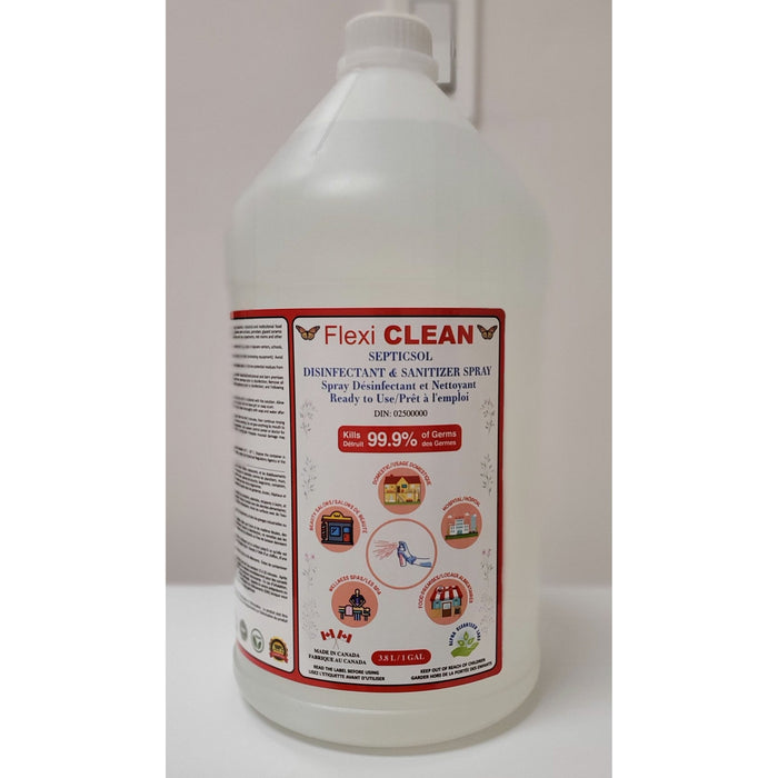Flexi Clean Septicsol Disinfectant & Sanitizer Spray - Gal - Eminent Beauty System
